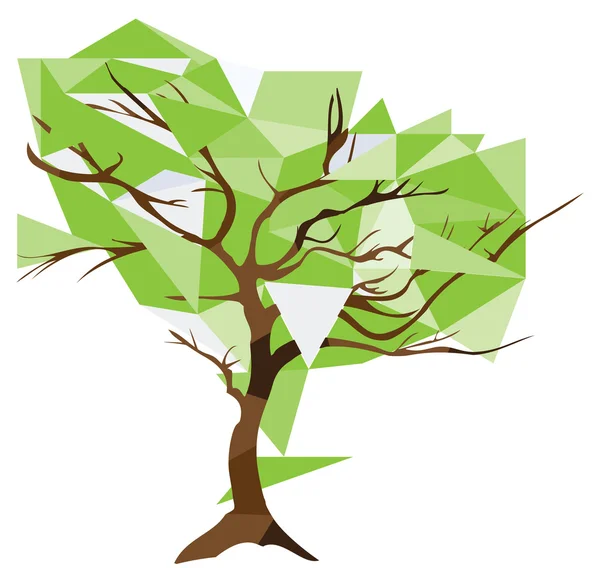 Διάνυσμα αφηρημένη δέντρο — Διανυσματικό Αρχείο