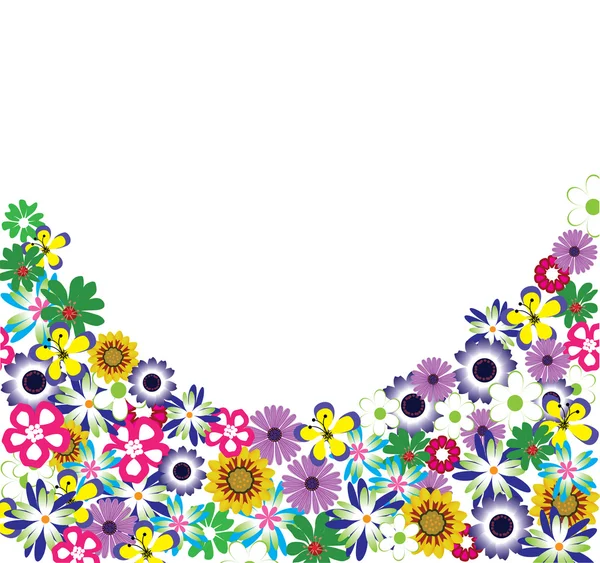 Floral Background Vector — Stock Vector