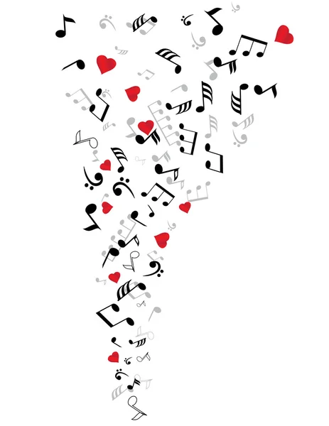 Notes de musique vectorielles — Image vectorielle