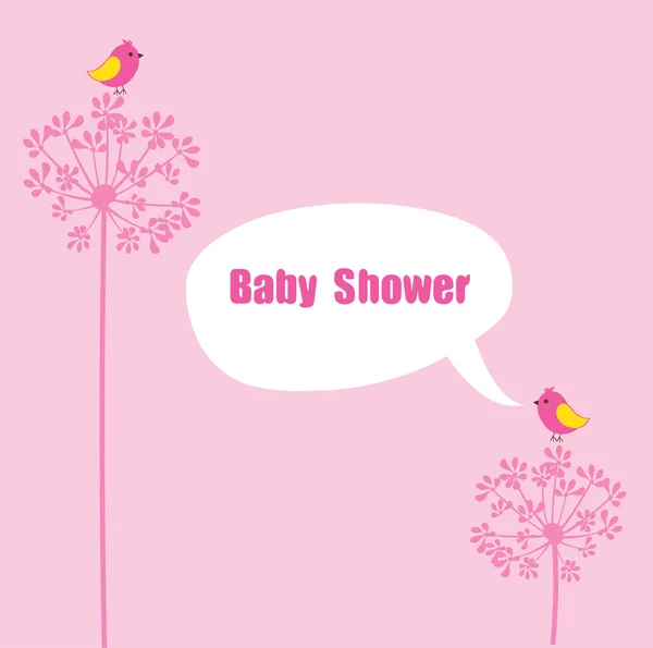 Baby douche vector — Stockvector