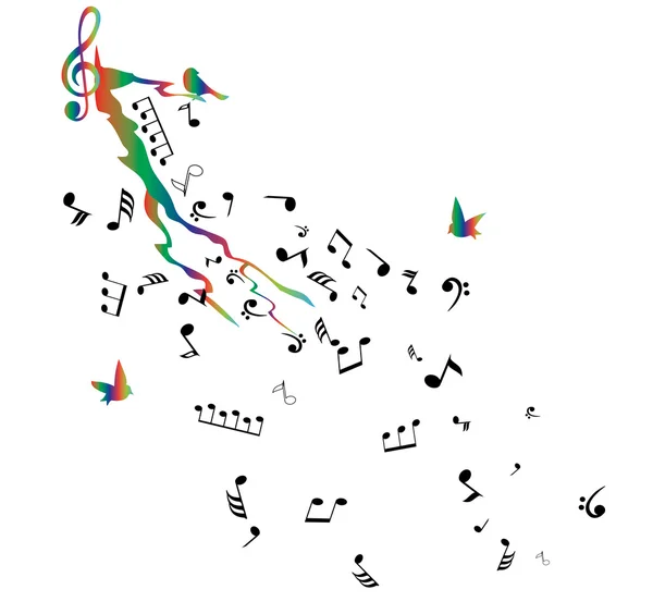 Notas musicales vectoriales — Archivo Imágenes Vectoriales