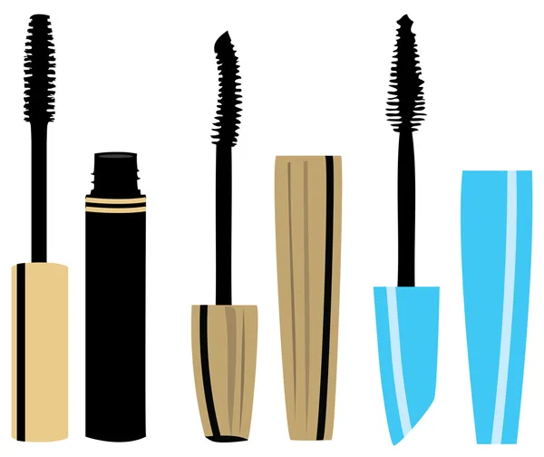 Mascara Set Vector — Stockvector