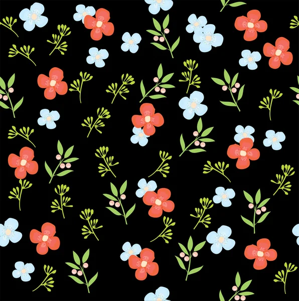 Vetor de fundo floral — Vetor de Stock