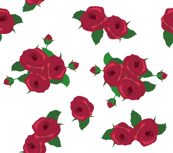 Τριαντάφυλλα ομοιογενές φόντο — Διανυσματικό Αρχείο