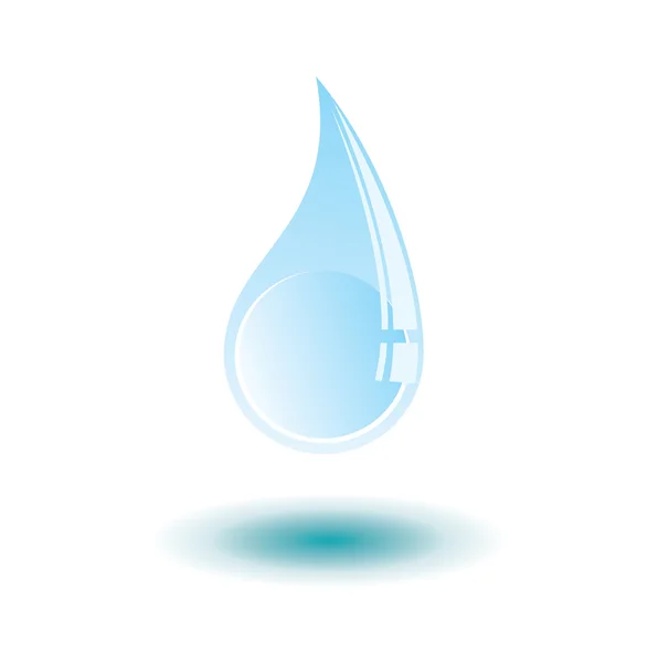 Vector water drop — Stock Vector