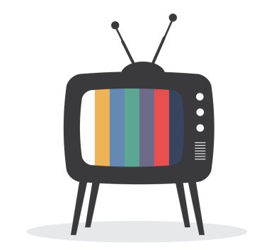 TV retro vektör