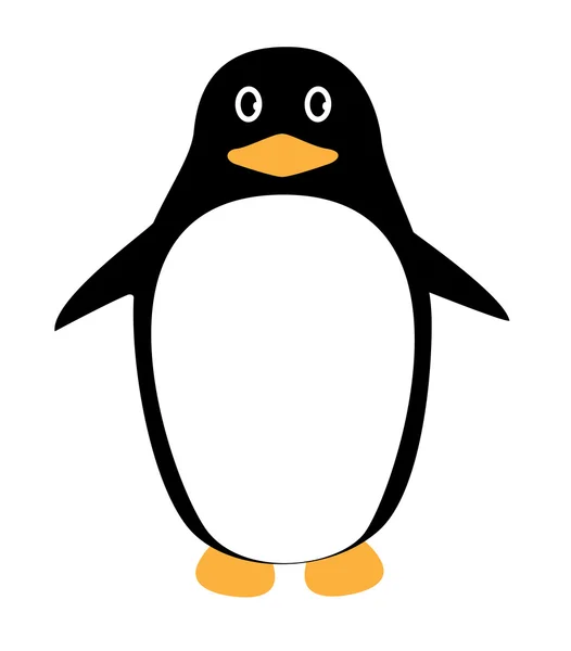 Vector roliga pingvin — Stock vektor
