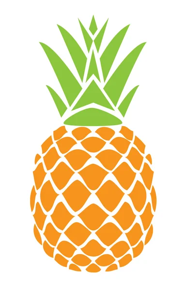 Illustrazione vettoriale dell'ananas — Vettoriale Stock