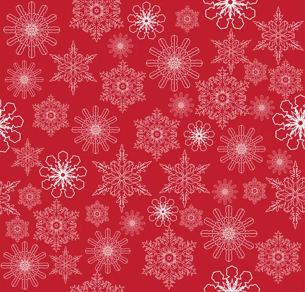 Fond vectoriel flocons de neige — Image vectorielle