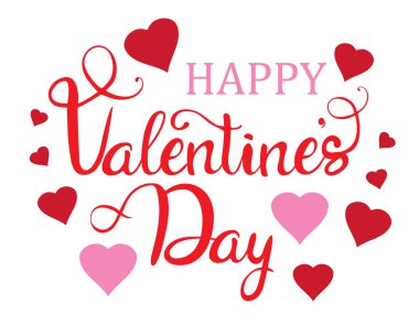 Sevgililer Günü kartının vektör çizimi