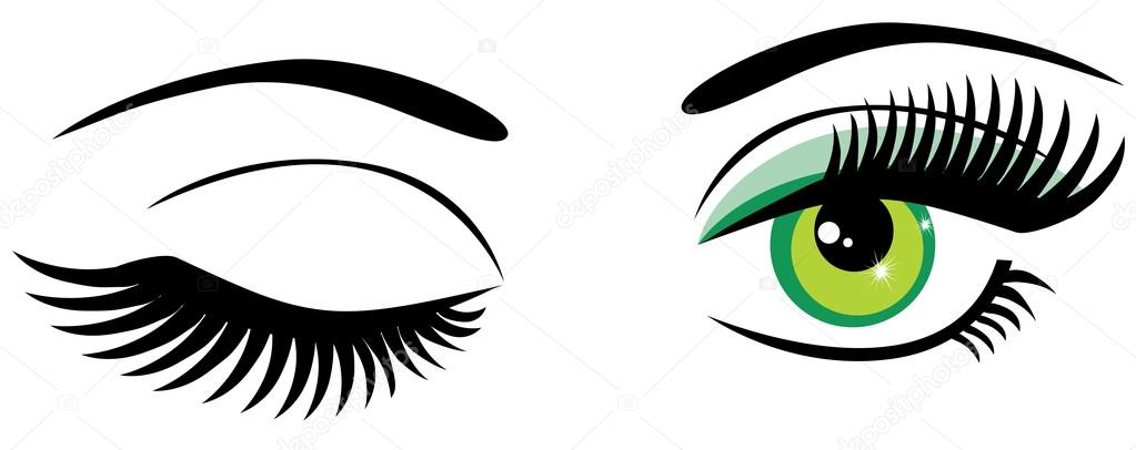 Design PNG E SVG De ícone De Olhos Piscando Para Camisetas