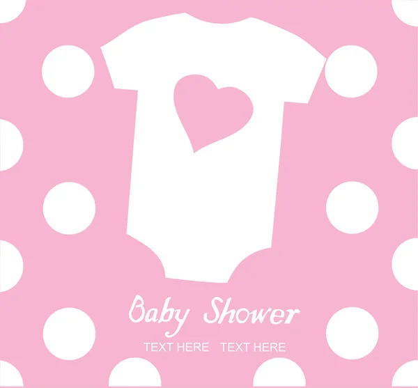 Baby douche kaart — Stockvector