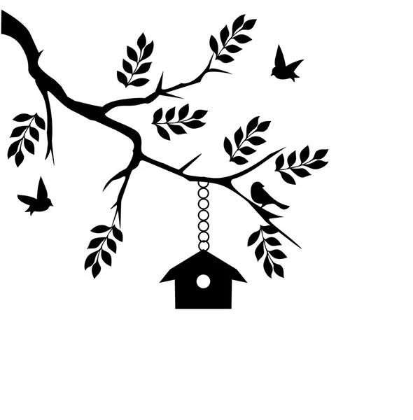 Ptačí dům — Stockový vektor
