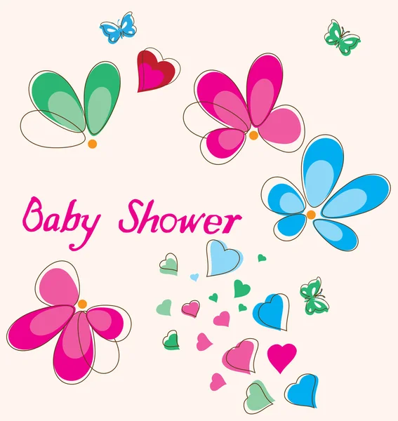 Baby Shower Card — Stock Photo, Image