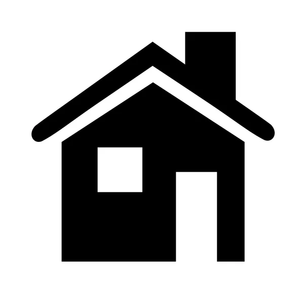 Huis pictogram illustratie — Stockvector