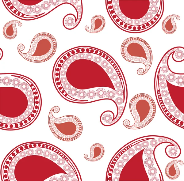 Modèle de paisley sans couture — Image vectorielle