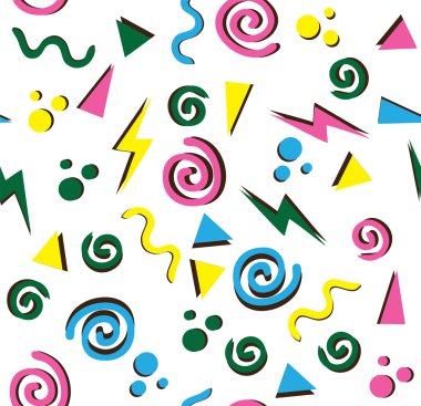 80 's arka plan vektör