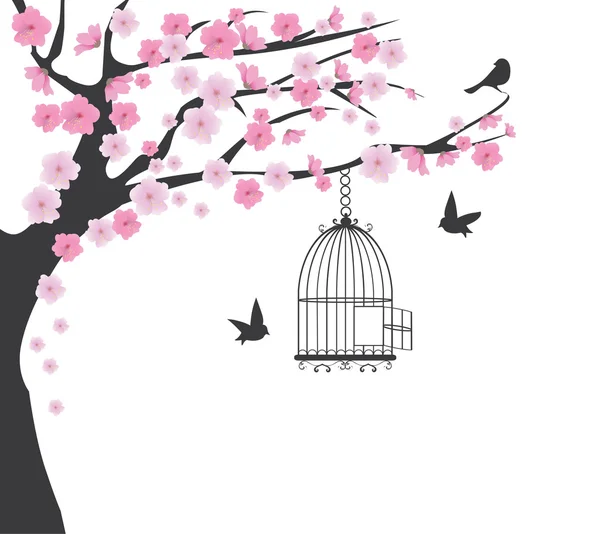 Bird Cage Vector — Stockvector