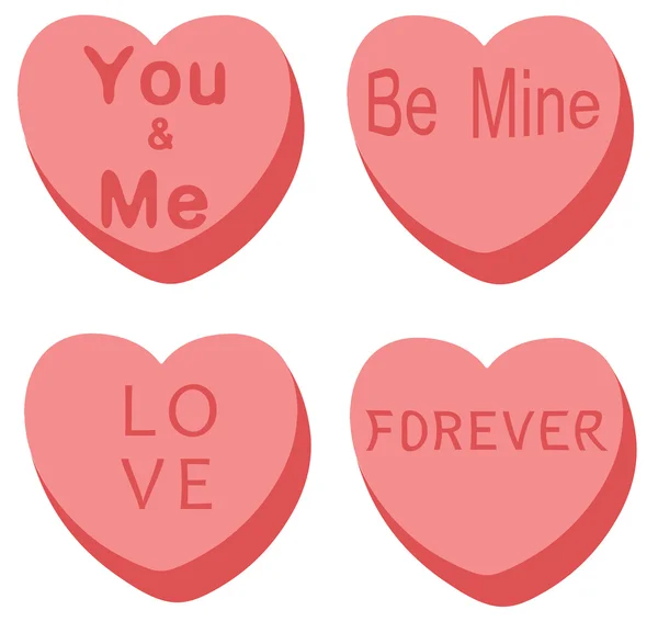 Hearts Valentine Background — Stock Vector