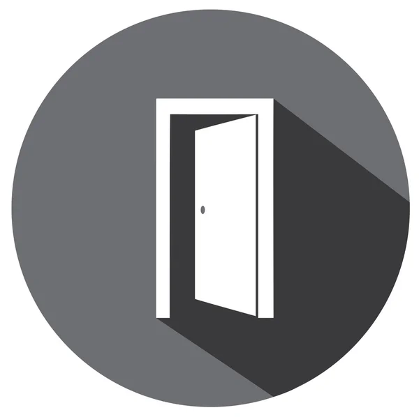 Двері плоских значок — стоковий вектор