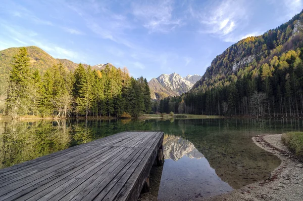 Jezersko lake — Stock Photo, Image