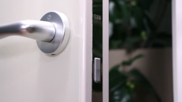 Interior doors with effective design — Stock Video