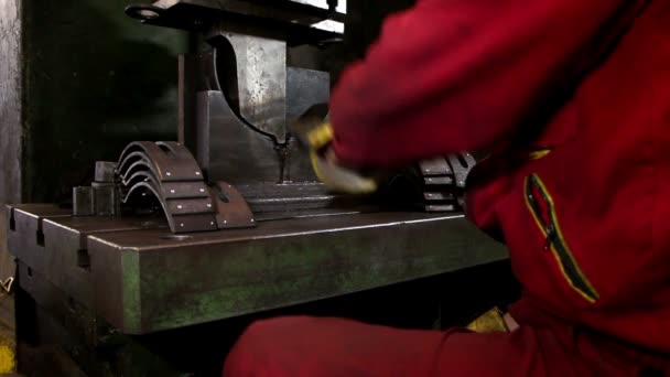 Heavy industry - Press Brake — Stock Video