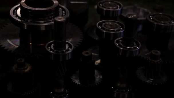 重工业-工业齿轮 — 图库视频影像