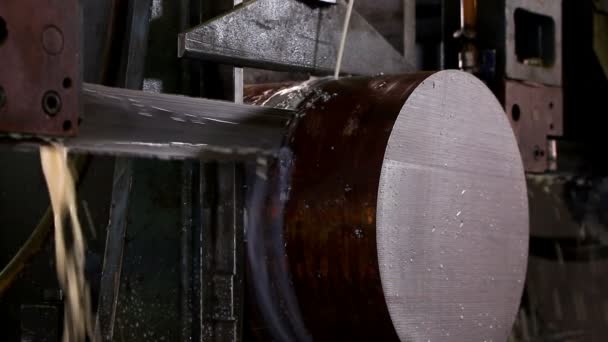 Schwerindustrie - mechanische Bearbeitung — Stockvideo