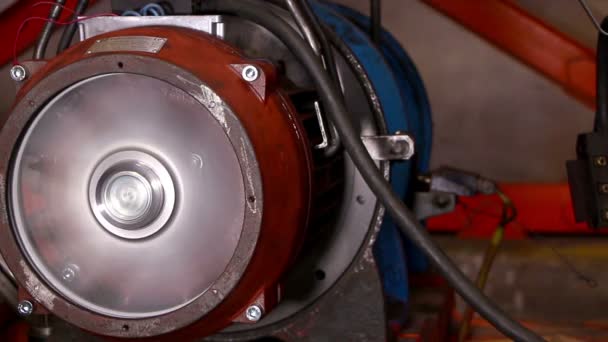 Heavy industry - testing motors — Stock Video