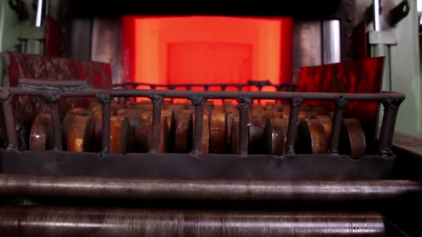 Heavy industry - thermal treatment — Stock Video