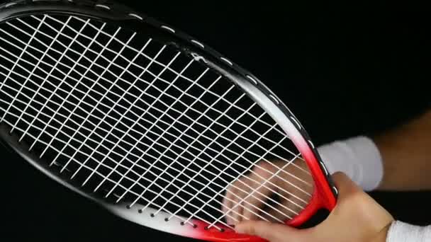 Теннисист — стоковое видео