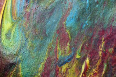 Makro akrilik boya ve yağ karışımı.