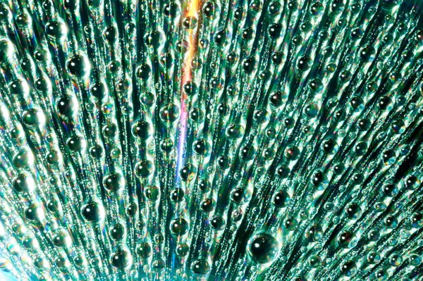 Macro Gotas Agua Sobre Fondo Multicolor — Foto de Stock