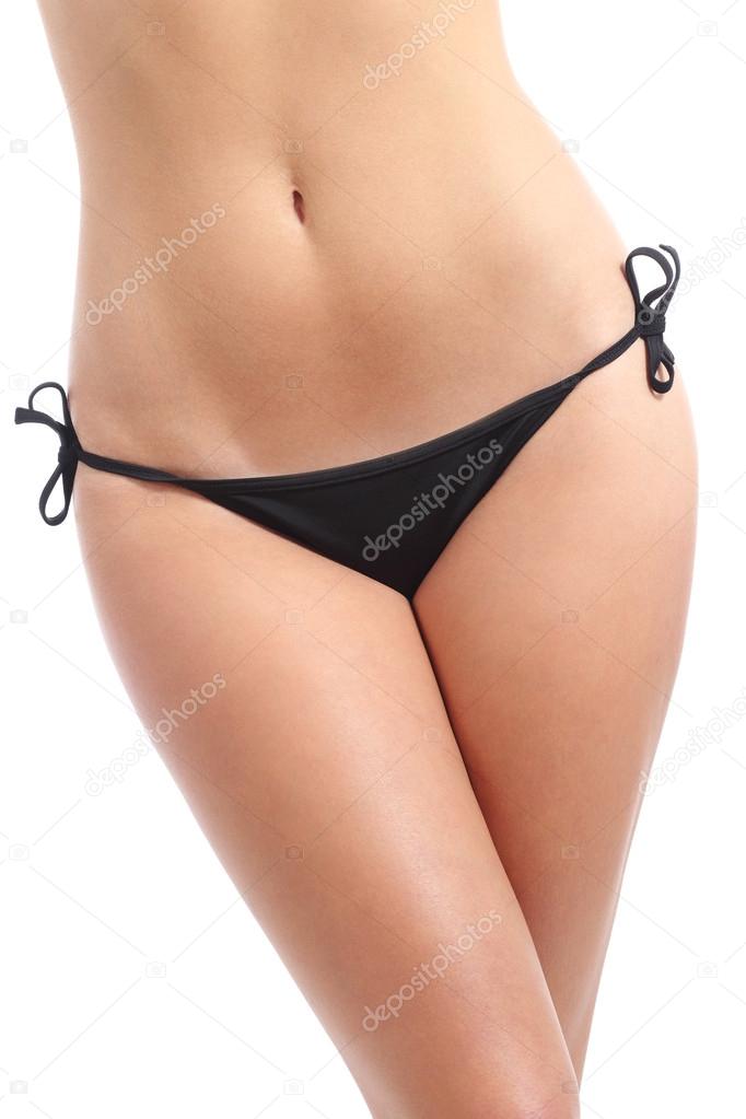 Geestig Zonnebrand Op de loer liggen Beautiful perfect fitness woman hips wearing bikini Stock Photo by  ©AntonioGuillemF 53617601