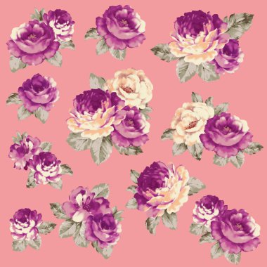 Gül illüstrasyon nesne