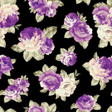 Gül illüstrasyon model