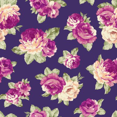 Gül illüstrasyon model