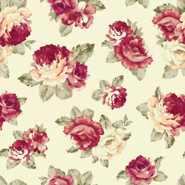 Rose illustration pattern — Stock Photo, Image