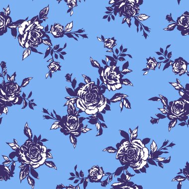 Gül illüstrasyon model