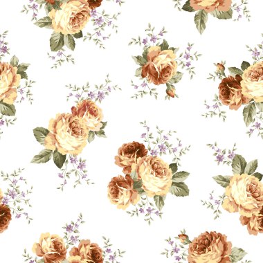 gül çiçek deseni,