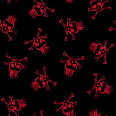 Kafatası illüstrasyon model,