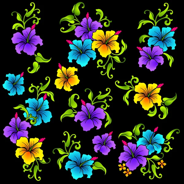 Ilustracja kwiat tropikalnej — Wektor stockowy