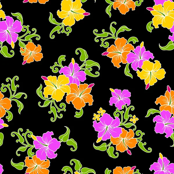 Modèle de fleur tropicale — Image vectorielle