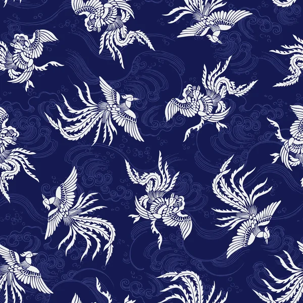 Oryantal phoenix desen