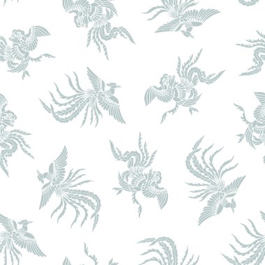 Oryantal phoenix desen