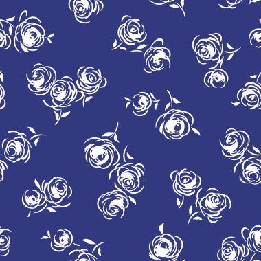 Çiçek illüstrasyon deseni