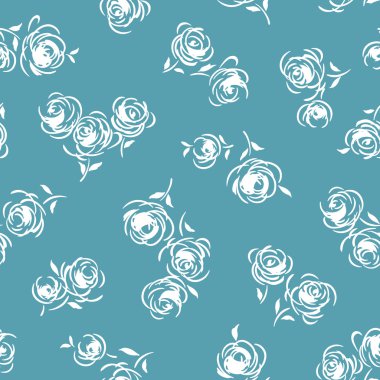 Çiçek illüstrasyon deseni