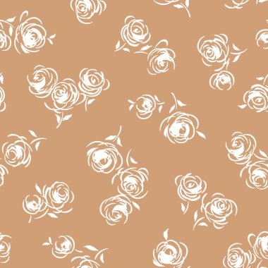 Çiçek illüstrasyon deseni