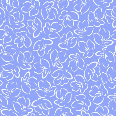 Çiçek illüstrasyon deseni